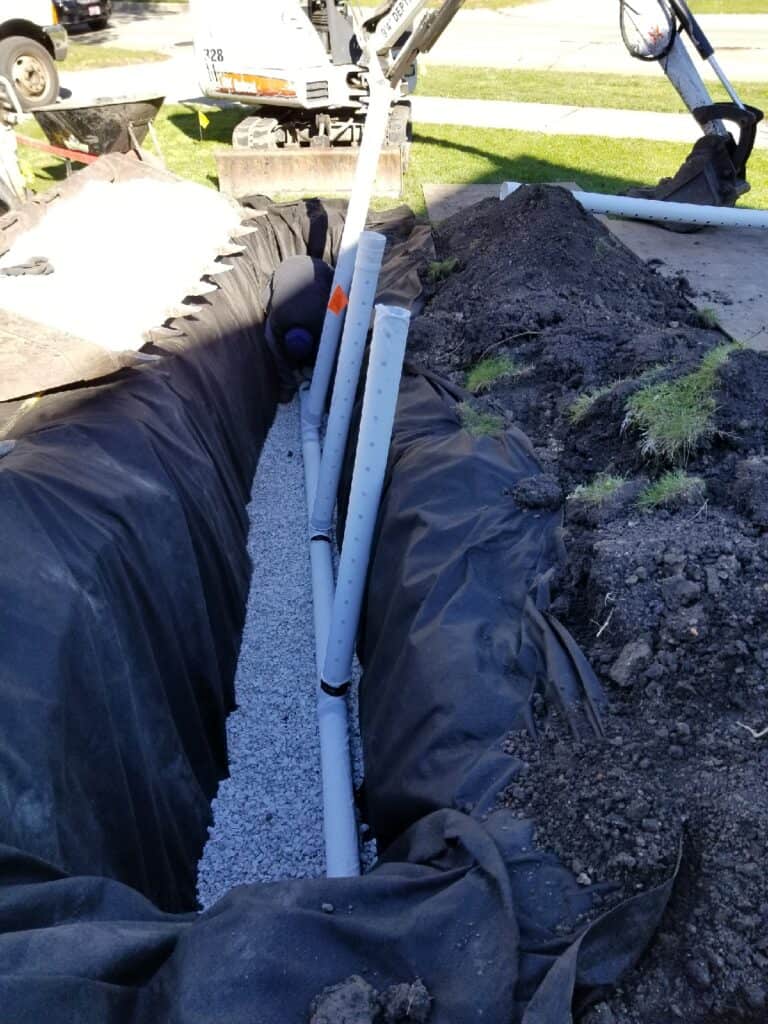 Solve Yard Drainage Issues with Drain Tile!